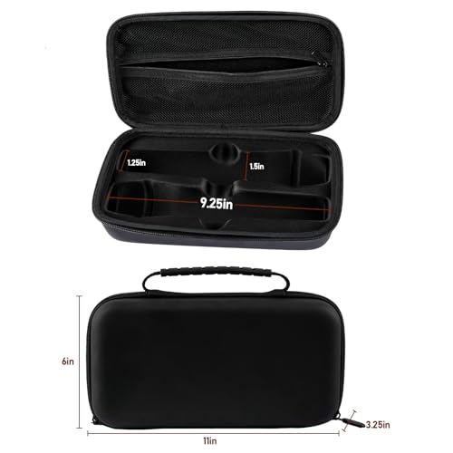 TOSICAM Case for JBL Dual Wireless Microphone Travel Storage Case,PartyBox Wireless Mic- Handheld Dual Mic Organizer Holds Receivers/Adapters/AA Batteries(Box Only) - Thumbnail 4