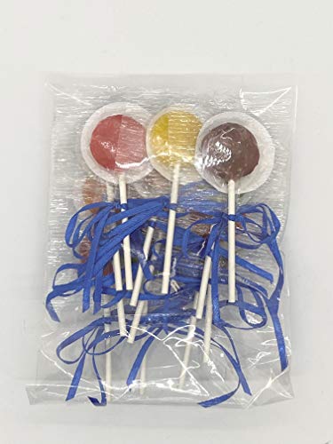 Finding Nemo Lollipops Party Favors Supplies Decorations Movie Lollipops W/ Royal Blue Ribbon Bows -12 Pcs Dory, Marlin, Nigel #TOP5