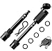 [Upgraded]BOYISEN Trailer Hitch Pin Lock, 1/2" and 5/8" Receiver Hitch Pin Lock Set Anti-Rattle for Class I,II,III,IV,V Hitches