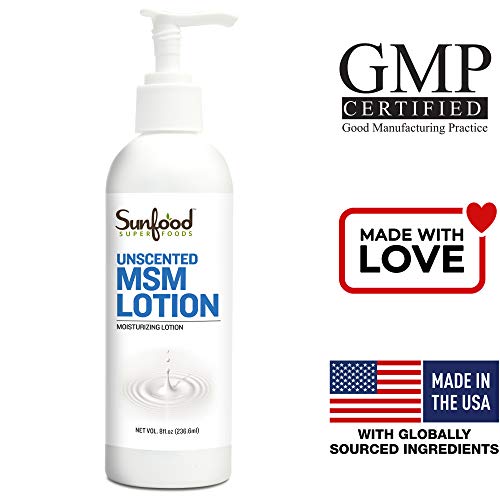 Sunfood Msm Lotion, Unscented, 8 Fl.oz #TOP1
