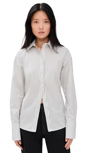 Good American Women's Poplin Tie Back Shirt