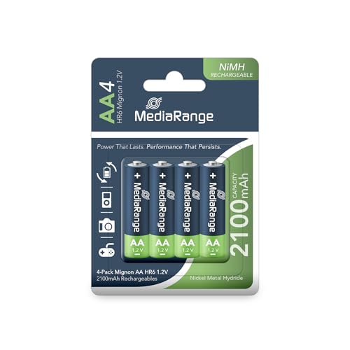 MediaRange MRBAT121 - Batería/Pila Recargable (2100 mAh, Cámara Digital, 1,2V)