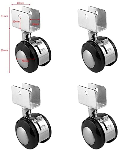Roulette pivotante de meuble pour stopper les rayures sur le parquet