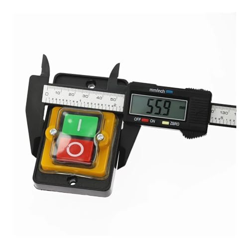 Interrupteur de démarrage triphasé AC 220V 380V 10A pour commande marche arrêt - 5