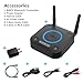 1Mii B06TX Bluetooth 5.3 Transmitter for TV to Wireless Headphone/Speaker, Bluetooth Adapter for TV w/Volume Control, AUX/RCA/Optical/Coaxial Audio Inputs, Plug n Play, aptX Low Latency & HD