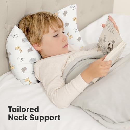 image for KeaBabies Toddler Pillow with Pillowcase - 13x18 My Little Dreamy Kids