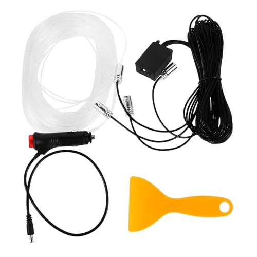 GRIRIW 1set Car Kit Fiber Optic Strips Interior Lights for Vehicles Remote Controlled Decorative Atmosphere Lamp for Enhanced Driving