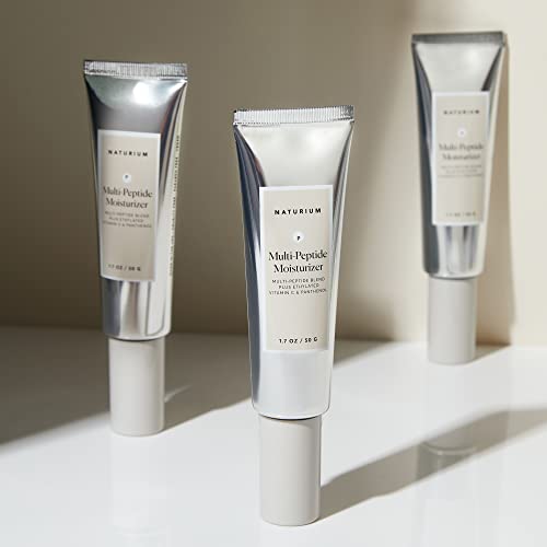 Naturium Multi-Peptide Moisturizer Plus Ethylated Vitamin C & Panthenol, Hydrating & Smoothing Skin Care, 1.7 Oz #TOP3