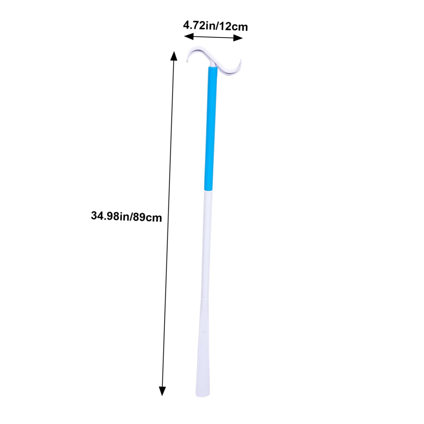GOOHOCHY Sock Threader Detachable Dressing Pole Long Shoe Horn Handled Shoe Horn Long Dressing Stick Socks Slider Helper Long Reach Pole Hook Long Handle Shoehorn Convenient Shoe Lifter Abs