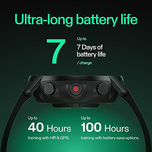 Polar Grit X Pro - Smartwatch Multiesportivo com GPS-Durabilidade Militar, Vidro de Safira, Frequênc