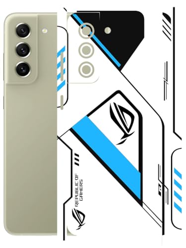 Image of AtOdds - Full Body Back Screen Guard Protector Film - Lamination Wrap Skin Sticker Compatible with Samsung Galaxy S21 FE (5G) | Scratchproof Matte Finish (RogBlue)