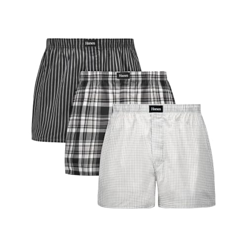 Hanes Ultimate Men's Underwear Boxers Pack, 3-Pack, Originals Ultimate Cotton-Stretch Boxers for Men, Moisture-Wicking - image 1