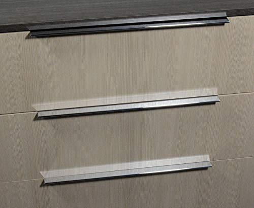 #3306-20 in. CKP Brand Back Mount Finger Edge Pull, Polished Chrome - 10 Pack by CKP - Image 5