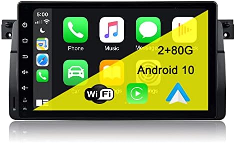 Android 10 Autoradio Fits for BMW E46 Radio M3 Rover 75 MG ZT Sedan Support Carautoplay GPS Navigation Radio Audio Video Bluetooth WIFI SWC DSP,2+80G