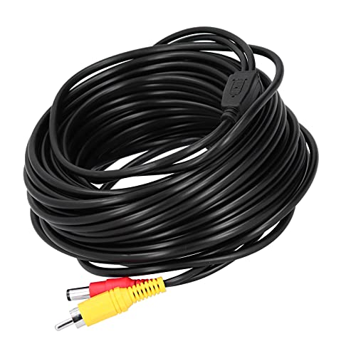 Câble CCTV 30m anti-interférence avec connecteurs RCA DC