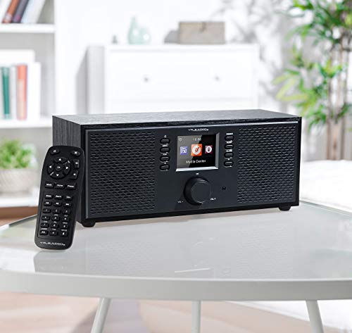 VR-Radio Webradio: Stereo-WLAN-Internetradio, Farb-Display, 12 W, Bluetooth 5, Fernbed....