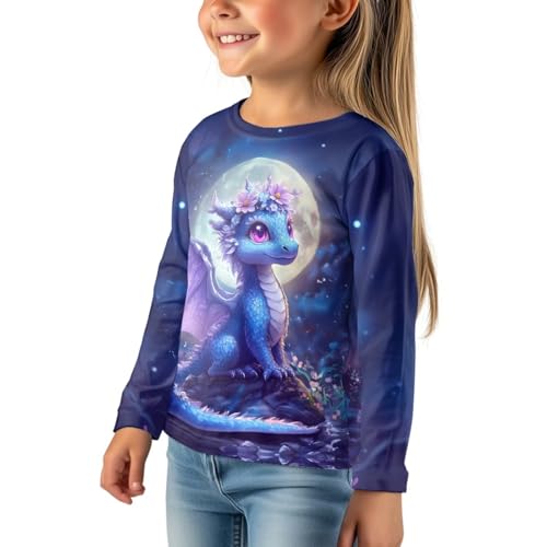 Image of Uourmeti Teens Girls Long Sleeve T Shirts Fall Outfits Boys Active Sportswear Running Tops