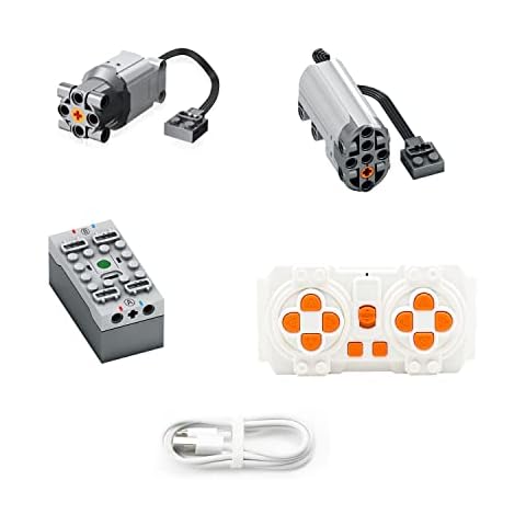 Remote Control Technology Power Function set, included Battery Box, L-Motor,Servo Motors,2.4GHz Remote Control.Compatible NEWEICE Building Blocks Car Cover