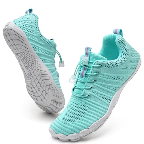 Image of WateLves Water Shoes Men Women Beach Barefoot Aqua Socks Breathable Wide Swim Outdoor Walking Anti Slip Pool Shoes for Hiking Kayaking Diving Surfing