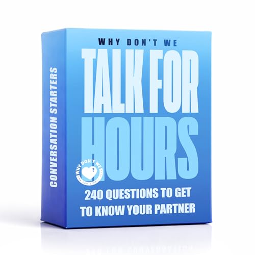 Why Dont We - 240 Conversation Starters for Couples - Get to Know Each Other Better. Fun Conversation Game for Couple Card Games Games for Date Night
