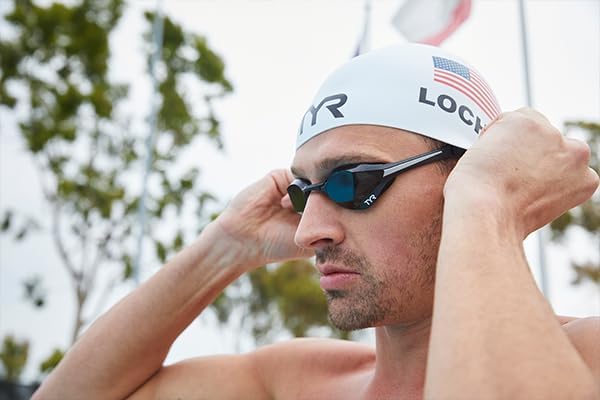 Vista 3 de TYR Tracer-X Elite Racing Swim Goggles