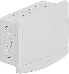 Quadro de Distribuição Embutir 6/8 Disjuntores Porta Branca com Barramento - 7899052576815 - TIGRE