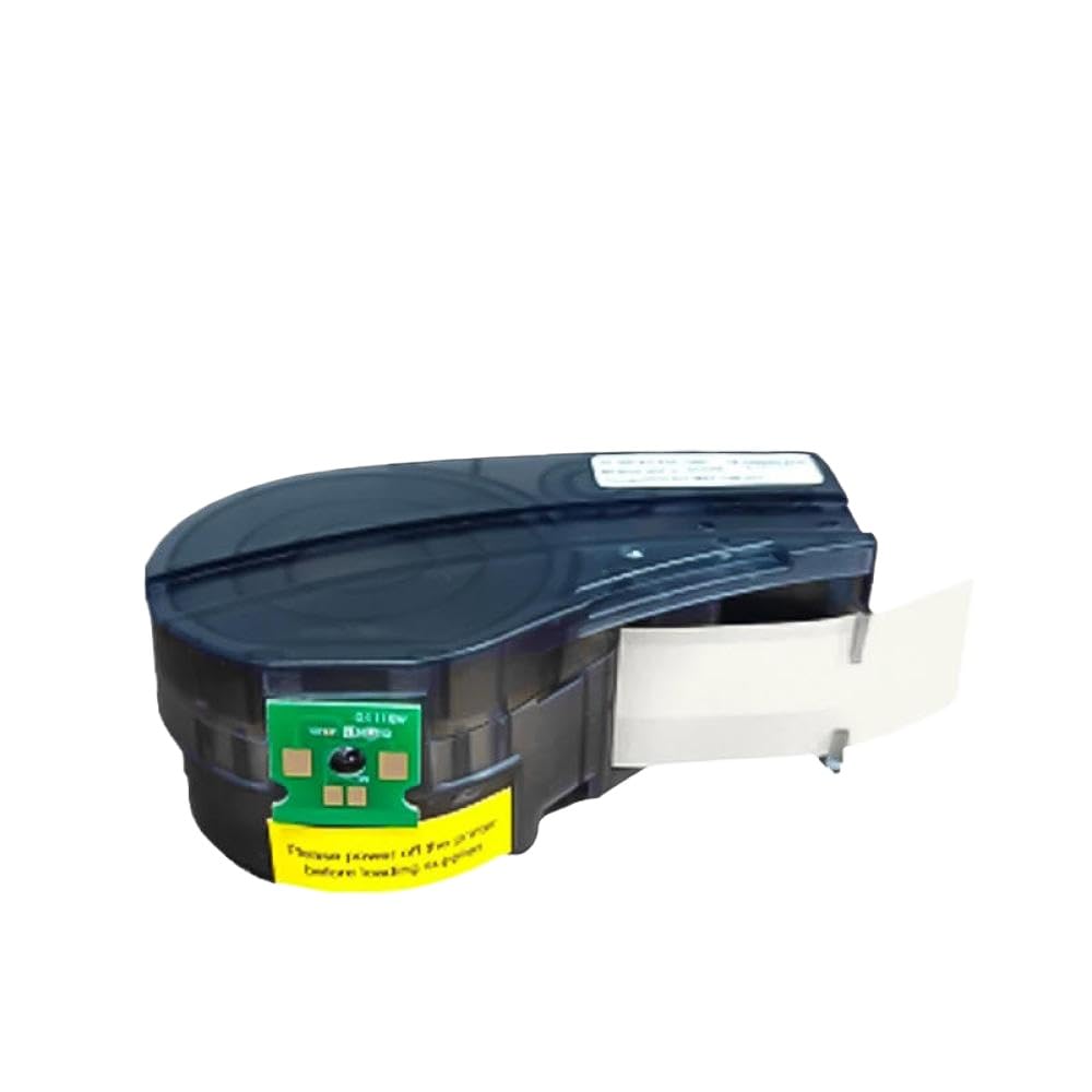 Chip-Etikettenband 1500mm M21-1500-427-YL kompatibel mit Handheld-Drahtkennzeichnungsgeräten M210 M211 M210-LAB(6 pcs)