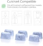 GoodCups 6 Filtres à eau pour cafetières Cuisinart - Convient à toutes les brasseries de café Cuisinart - Filtres d'eau de charbon de remplacement pour Cuisinart