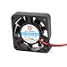 Aexit DC 12 V 0,12 A 40 mm x 40 mm x 10 mm Wentylator komputera PC CPU z metalową osłoną palców(DC 12V 0.12A 40mmx40mmx10mm Ventilateur de refroidissement pour PC avec protection des doigts en métal