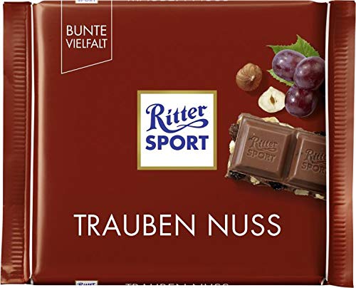 Ritter Sport - Variété colorée Grapes nut (Bunte Vielfalt Trauben Nuss) | Poids Total 100 grams Cover