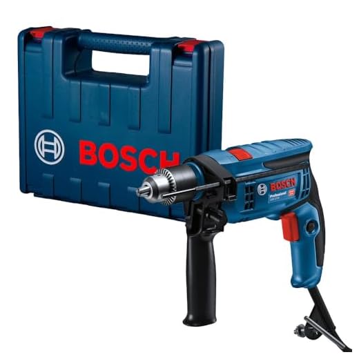 Furadeira de Impacto Bosch GSB 13 RE-M - 750W 127V, em maleta