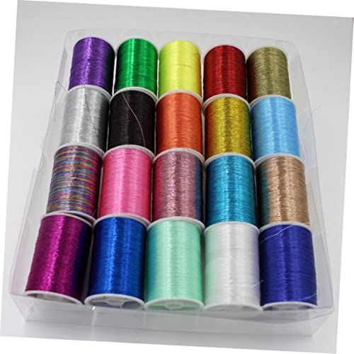 Hilo metálico multicolor para coser 7.48 in 0.38 lb miniatura 5