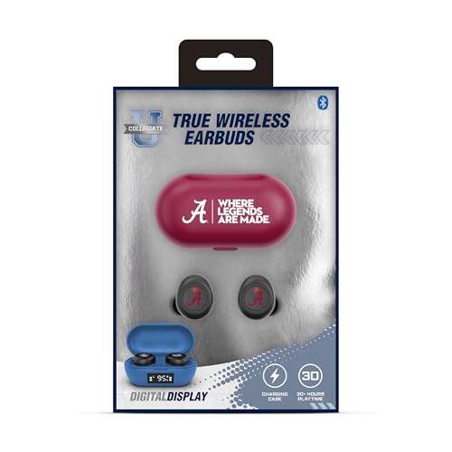 Image of SOAR Collegiate True Wireless Earbuds v.7, Alabama Crimson Tide
