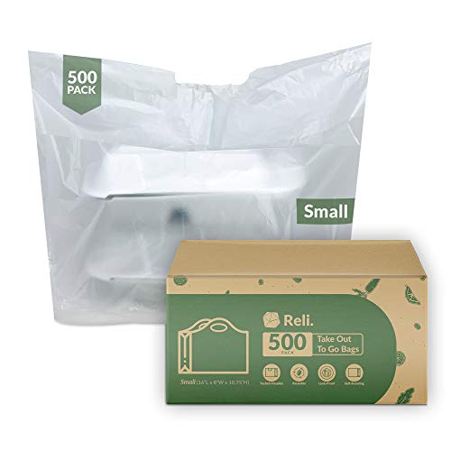 Reli. To Go Bags/Take Out Bags (500 Count Bulk) (Small 16