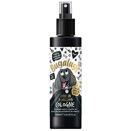 BUGALUGS Dog perfume - One In A Million dog spray with Distinctive Fragrance - Vegan dog cologne is a dog deodoriser spray. dog perfume spray dog deodorant use with our Dog Shampoo (6.8 FL Oz)