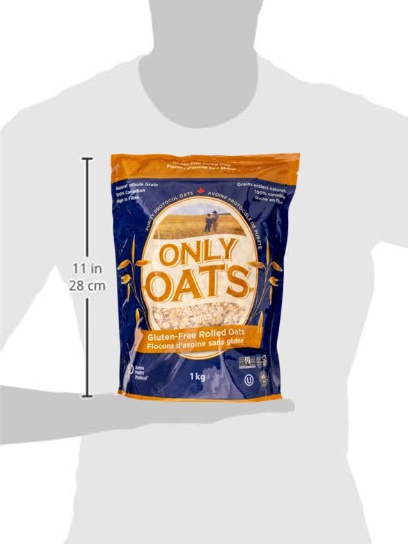 Only Oats, Gluten Free Rolled Oats, 1 bag of 1kg — view 6