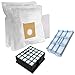 PakTrade Set - Filtro HEPA + Filtro Motore + 10 Sacchetti per aspirapolvere Bosch BSGL 32125 GL-30 Bionic Filter PRO Animal Hair