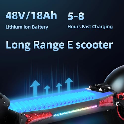 11″ Off Road Electric Scooters Adult with Seat – 1200W