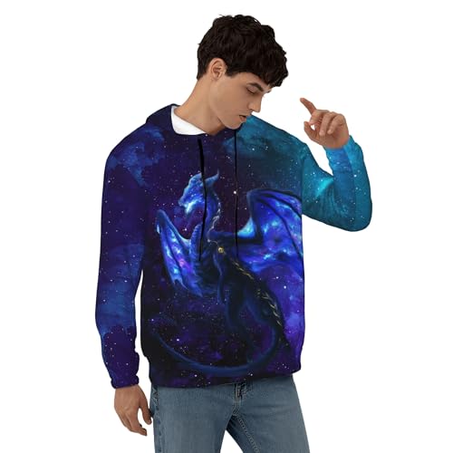 Cool Men's Hoodie - Funny 3D Print Pullover Sweatshirt With Big Pockets - Novelty Hooded Design - Image 6