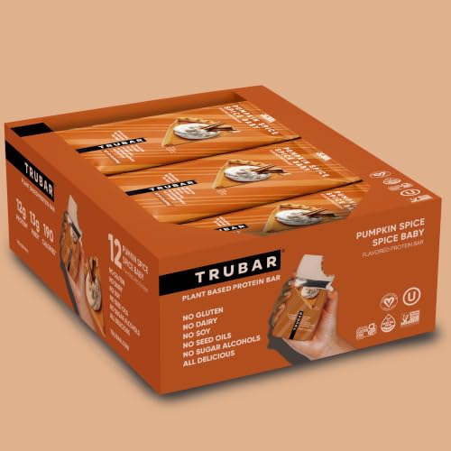 Image of TRUBAR Vegan Protein Bar, Spice, Spice Baby, Plant Based, 12ct