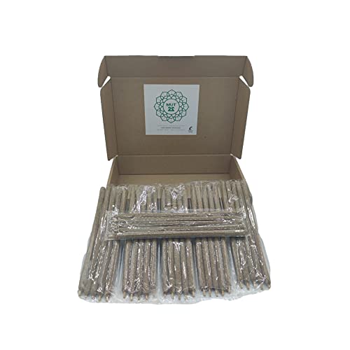 45 Inciensos Palo Santo en Varillas con Copal, Mirra, Romero, Ruda, Jazmín, Sándalo, Canela, Lavanda y Eucalipto. Hechas a Mano 100% Natural y Ecológico, Madera Sagrada, Limpiezas Energías Negativas Cover