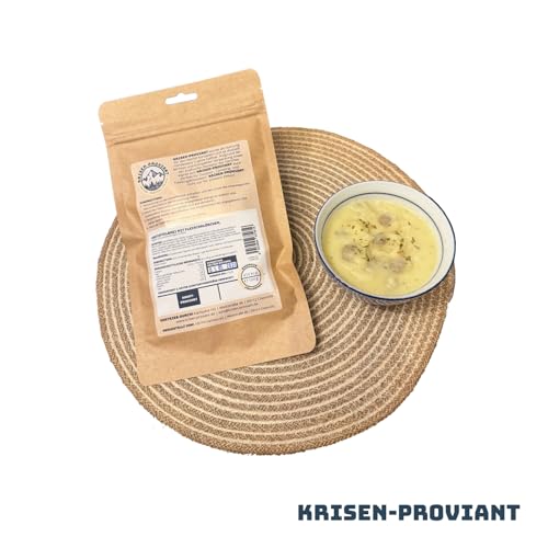 Krisen-Proviant - Kartoffelbrei mit Fleischklößen Notvorrat/Notration 5 J. MHD, Survival Food Prepper Outdoor Notfall Nahrung – Bild 3