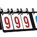 Yiju Flip Scoreboard Score Counter 6 Digit Portable Score Keeper Score Flipper for Badminton Basketball Baseball Sports Games