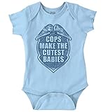 Brisco Brands Cops Make Babies Police Parents Baby Baby Romper Boys or Girls
