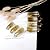 BAYDE 1pc Citrine Quartz Crystal Point Hexagonal Crystal Column Stone Gifts YICHENGYIN (Size : 4-5CM)