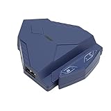 キーボード マウス コンバーター、Type C ゲーム コントローラー アダプター サポート カスタム キー、iOS 用 Bluetooth キーボード マウス アダプター、Android 用 有線 ゲーム コントローラー コンバーター