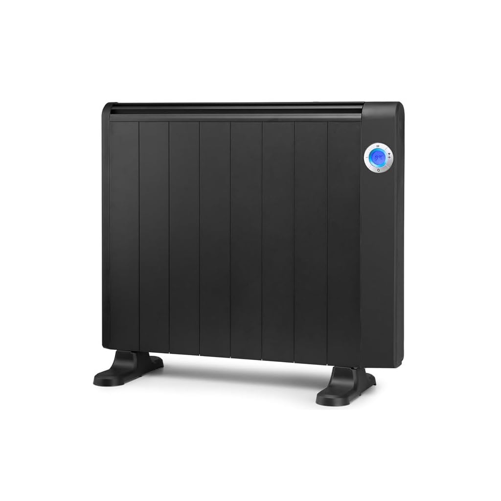 Suinga Emisor Termico 5 Elementos 800W | Calefaccion Eficiente Sin Aceite | Control WIFI Inalambrico | Mando A Distancia