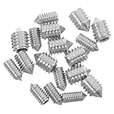 IMIKEYA 20pcs Towel Rack Screws Quick Setup Chrome Bathroom Towel Holder Mounting Parts