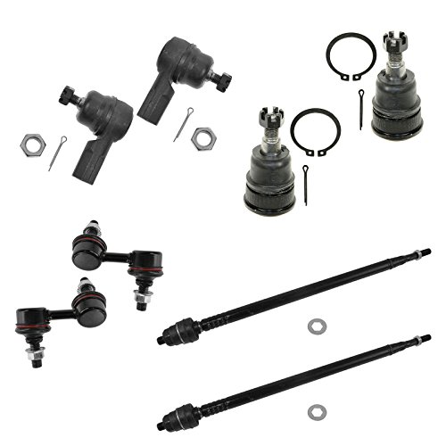 8 Piece Front Steering & Suspension Kit Ball Joint Tie Rod Sway Bar End