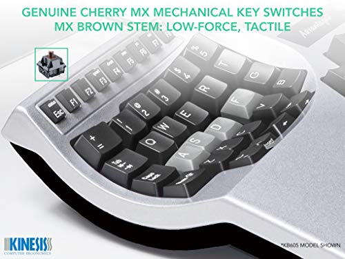 Kinesis Advantage2 Silver Ergonomic Keyboard (Kb605) #TOP6